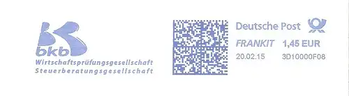 Freistempel 3D10000F08 - bkb Wirtschaftsprüfungsgesellschaft Steuerberatungsgesellschaft (#2142)