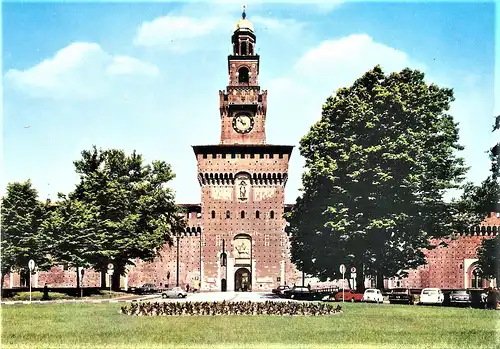 Ansichtskarte Italien - Mailand / Castello Sforzesco - Schloss Sforza (1561)