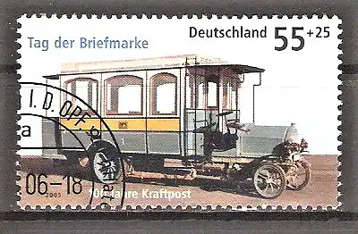 Briefmarke BRD Mi.Nr. 2456 o Tag der Briefmarke 2005 / Kraftpostomnibus