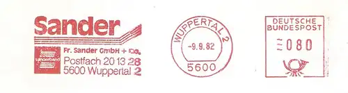 Freistempel Wuppertal - Sander - Fr. Sander GmbH + Co. - Sanderband (#1961)