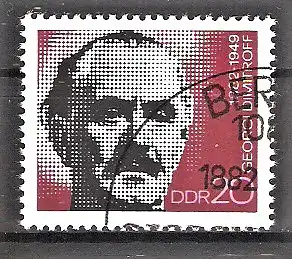 Briefmarke DDR Mi.Nr. 1784 o Georgi Dimitroff 1972 / Bulgarischer Politiker