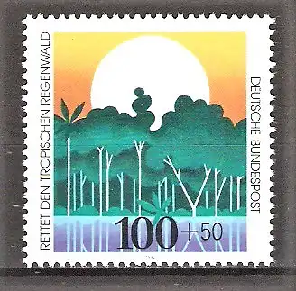 Briefmarke BRD Mi.Nr. 1615 ** Umweltschutz 1992 / Rettet den tropischen Regenwald