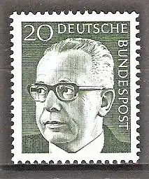 Briefmarke BRD Mi.Nr. 637 ** 20 Pf. Heinemann 1970