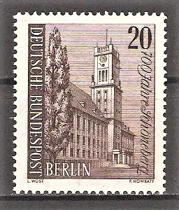 Briefmarke Berlin Mi.Nr. 233 ** 700 Jahre Schöneberg 1964 / Schöneberger Rathaus