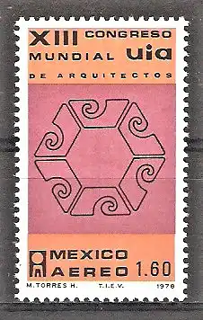Briefmarke Mexiko Mi.Nr. 1611 ** 13. Internationaler Architektenkongress 1978