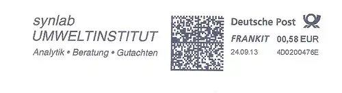 Freistempel 4D0200476E - synlab Umweltinstitut / Analytik Beratung Gutachten (#2359)