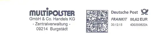 Freistempel 4D0200622A Burgstädt - MULTIPOLSTER GmbH & Co. Handels KG - Zentralverwaltung (#2360)