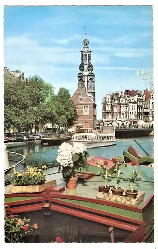 Ansichtskarte Niederlande - Amsterdam / Der Münzturm