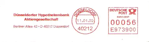 Freistempel E973900 Düsseldorf - Düsseldorfer Hypothekenbank Aktiengesellschaft (#2599)