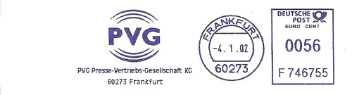 Freistempel F746755 Frankfurt - PVG Presse-Vertriebs-Gesellschaft KG (#2992)