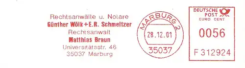 Freistempel F312924 Marburg - Rechtsanwälte Wölk, Schmeltzer, Braun (#2999)