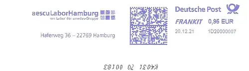 Freistempel 1D20000007 Hamburg - aescu Labor Hamburg - ein Labor der amedes Gruppe (#2562)