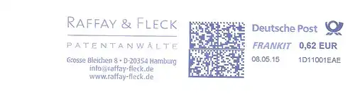 Freistempel 1D11001EAE Hamburg - Patentanwälte Raffay & Fleck (#2564)