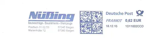 Freistempel 1D11002CCD Siegen - Nüßing - Baubeschläge Bauelemente Werkzeuge (#2565)