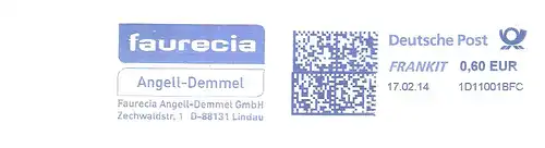 Freistempel 1D11001BFC Lindau - Faurecia Angell-Demmel GmbH (#2566)