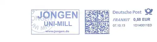 Freistempel 1D140011ED Willich - JONGEN UNI-MILL - www.jongen.de (#2724)