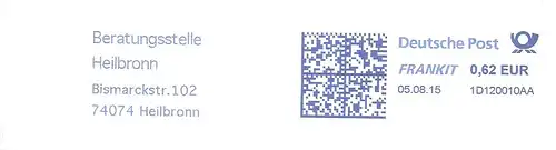 Freistempel 1D120010AA Heilbronn - Beratungsstelle Heilbronn (#2730)