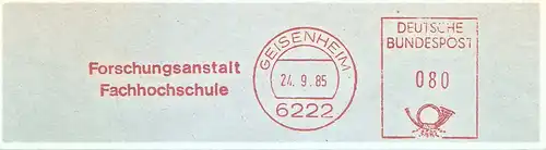 Freistempel Geisenheim - Forschungsanstalt - Fachhochschule (#2735)