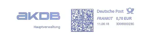 Freistempel 3D0600023C München - AKDB Hauptverwaltung (Anstalt für Kommunale Datenverarbeitung in Bayern) (#2740)