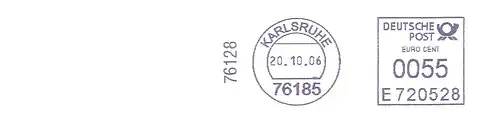 Freistempel E720528 Karlsruhe - 76128 (#2747)