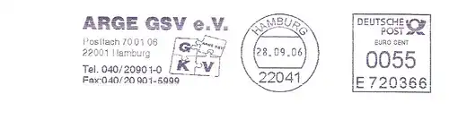 Freistempel E720366 Hamburg - ARGE GSV e.V. (#2752)