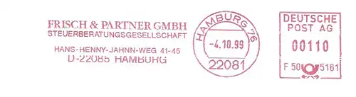 Freistempel F50 5161 Hamburg - Frisch & Partner GmbH Steuerberatungsgesellschaft (#2757)