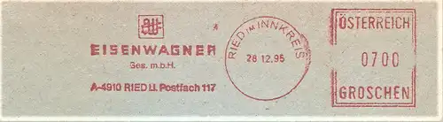 Freistempel Österreich - Ried im Innkreis - EISENWAGNER GmbH (#2100)