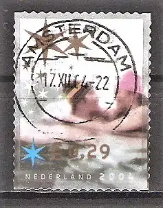 Briefmarke Niederlande Mi.Nr. 2772 o Dezembermarken 2004 / Mann und Frau im Eiswasser