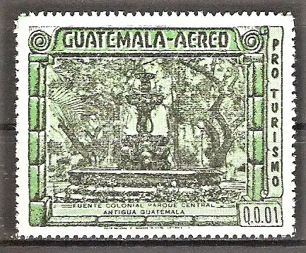 Briefmarke Guatemala Mi.Nr. 1228 ** Tourismus 1984 / Springbrunnen im Zentralpark