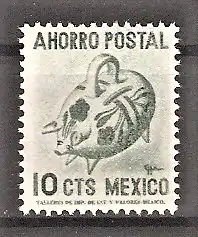 Briefmarke Mexiko Postsparmarke Mi.Nr. 4 ** Sparschwein 1955