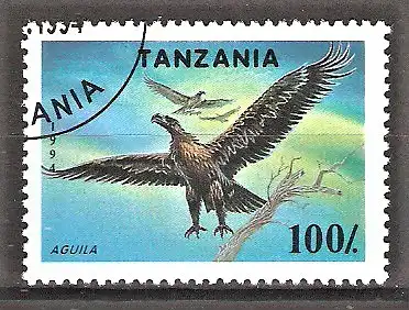 Briefmarke Tanzania Mi.Nr. 1777 o Steinadler