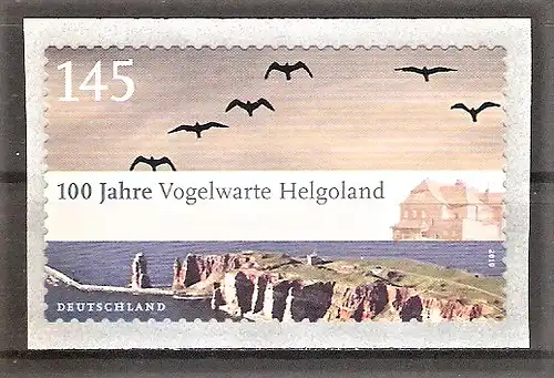 Briefmarke BRD Mi.Nr. 3793 R ** ROLLENMARKE MIT ZÄHLERNUMMER "45" - 100 Jahre Vogelwarte Helgoland 2010