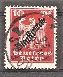 Briefmarke Deutsches Reich Dienstmarke Mi.Nr. 107 o