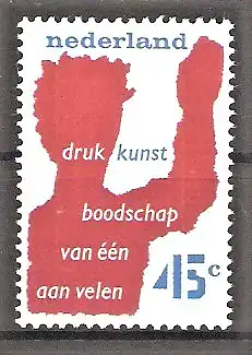 Briefmarke Niederlande Mi.Nr. 1081 ** 75 Jahre Königlich Niederländischer Druckereienverband 1976