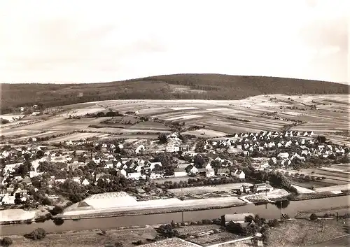 Ansichtskarte Deutschland - Lippoldsberg / Weserbergland - Ortsansicht (Luftbildaufnahme) (2689)