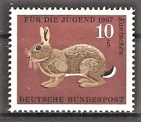 Briefmarke BRD Mi.Nr. 529 ** Wildkaninchen (Oryctolagus cuniculus)