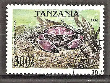 Briefmarke Tanzania Mi.Nr. 1928 o Florida-Stein-Krabbe