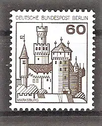 Briefmarke Berlin Mi.Nr. 537 A ** 60 Pf. Burgen und Schlösser 1977 / Marksburg