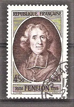 Briefmarke Frankreich Mi.Nr. 784 o Erzbischof Fénelon von Cambrai 1947