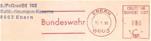 Freistempel Ebern - Bundeswehr (#3090)