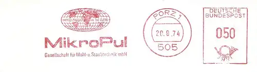 Freistempel Porz - MikroPul Mahl- u. Staubtechnik (#3092)