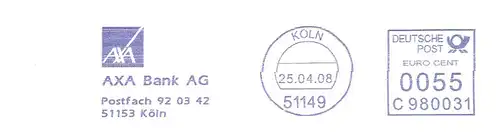Freistempel C980031 Köln - AXA Bank (#3094)