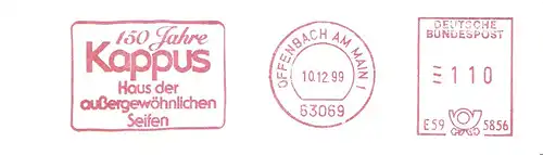 Freistempel E59 5856 Offenbach am Main - 150 Jahre Kappus Seifen (#3102)