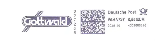 Freistempel 4D09000316 Bremen - Gottwald (#3110)