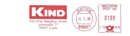 Freistempel F79 3516 Gotha - KIND Metallbau (#3122)