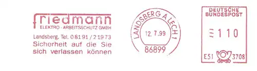 Freistempel E51 3708 Landsberg a Lech - Friedmann Elektro Arbeitsschutz (#3143)