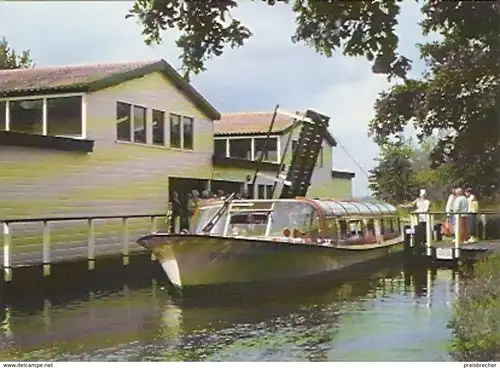 Ansichtskarte Niederlande - Langedijk / Museum, Brücke, Schiff (229)
