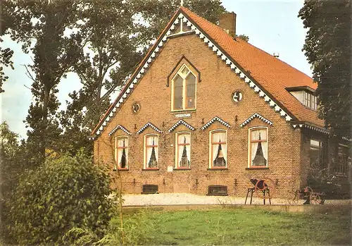 Ansichtskarte Niederlande - Amstelveen / Authentischer 150 Jahre alter holländischer Käsebauernhof "CLARA MARIA" im Polder (1538)