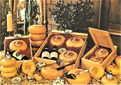 Ansichtskarte Niederlande - Amstelveen / Authentischer 100 Jahre alter holländischer Käsebauernhof "CLARA MARIA" im Polder (1540)