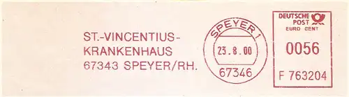 Freistempel F763204 Speyer - St. Vincentius Krankenhaus(#3147)